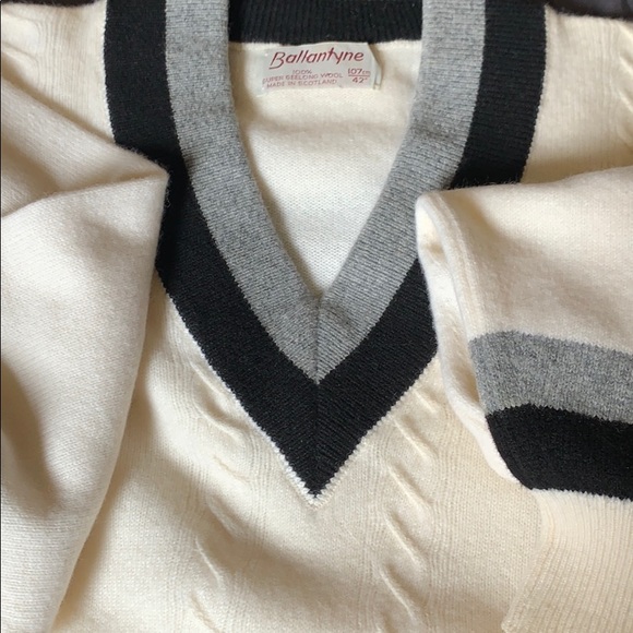 RARE Vintage Ballantyne of Scotland Wool Sweater - Picture 3 of 9